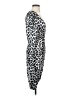 Caroline Constas Animal Print Silver Cocktail Dress Size S - photo 4