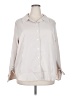 Unbranded 100% Polyester Ivory Long Sleeve Blouse Size 2X - photo 1
