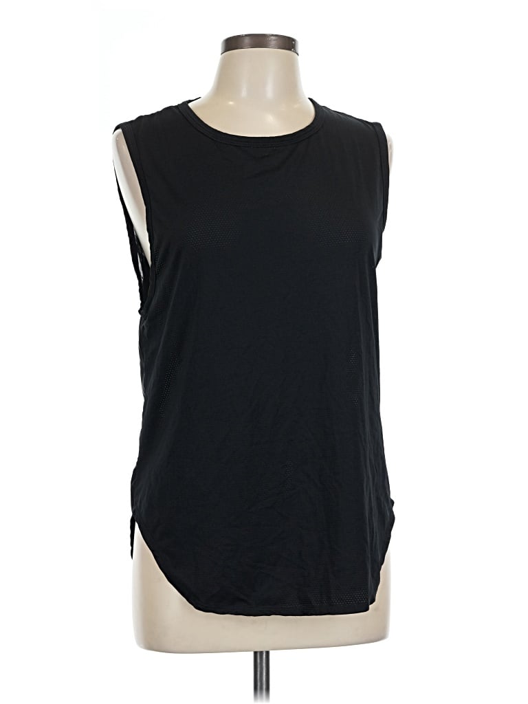 Pre-owned Fabletics Sleeveless T-shirt In Black