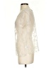 Hinge 100% Nylon Ivory Short Sleeve Top Size S - photo 5