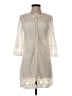 Saylor 100% Polyester Ivory Casual Dress Size S - photo 1