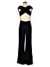 Soprano Solid Black Jumpsuit Size S (estimated) - photo 2