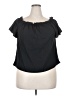Unbranded 100% Polyester Black Short Sleeve Top Size XXL - photo 1