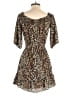 Lilly Pulitzer 100% Polyester Animal Print Brown Romper Size XXS - photo 2