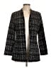Unbranded 100% Polyester Tweed Black Coat Size L - photo 1