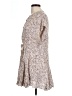 AaKaa 100% Rayon Animal Print Leopard Print Tan Casual Dress Size L - photo 5