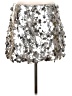 Cider 100% Polyester Silver Formal Skirt Size L - photo 2
