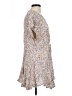AaKaa 100% Rayon Animal Print Leopard Print Tan Casual Dress Size L - photo 4
