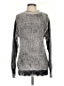 Steve Madden 100% Cotton Metallic Silver Pullover Sweater Size S - photo 1