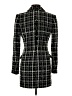 Ronny Kobo Houndstooth Black Wool Coat Size XS - photo 2