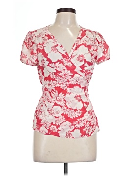 Banana Republic Short Sleeve Silk Top