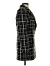 Ronny Kobo Houndstooth Black Wool Coat Size XS - photo 4
