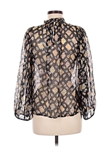Ulla Johnson Long Sleeve Silk Top (view 2)