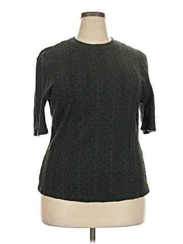Shein Curve 3/4 Sleeve T-Shirt (view 1)