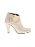 Cynthia Vincent Ivory Ankle Boots Size 8 1/2 - photo 1