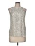 CeCe Silver Sleeveless Blouse Size M - photo 1