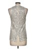 CeCe Silver Sleeveless Blouse Size M - photo 2