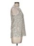 CeCe Silver Sleeveless Blouse Size M - photo 4