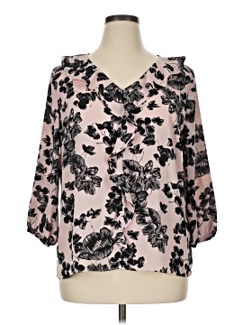 Roz & Ali 3/4 Sleeve Blouse (view 1)