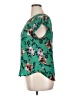 Lily White Green Short Sleeve Blouse Size XL - photo 5