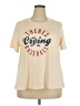 Unbranded Tan Short Sleeve T-Shirt Size XXL - photo 1