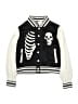 Assorted Brands 100% Polyester Graphic Black Track Jacket Size 10 - 12 - photo 1