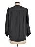 Ann Taylor LOFT 100% Polyester Gray 3/4 Sleeve Blouse Size M - photo 2