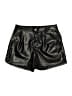 Fahsyee 100% Polyurethane Metallic Black Shorts Size M - photo 1