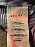 Sandro Blue 3/4 Sleeve Blouse Size Med (2) - photo 5