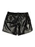 Fahsyee 100% Polyurethane Metallic Black Shorts Size M - photo 2