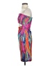 Shein Graphic Orange Cocktail Dress Size S - photo 5