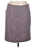 Talbots Solid Gray Casual Skirt Size 8 Petite - photo 1