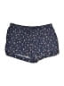 Garage 100% Viscose Floral Blue Shorts Size S - photo 1