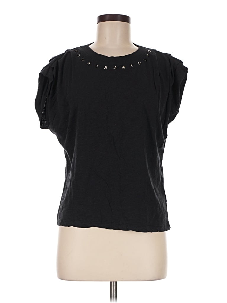 Pre-owned Evereve Sleeveless T-shirt In Black