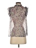 Intermix Silver Sleeveless Blouse Size S - photo 2
