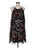 BCBGMAXAZRIA 100% Polyester Print Black Casual Dress Size M - photo 1