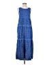 Max Studio Blue Casual Dress Size XS - photo 1