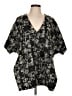 Marissa Webb Black Short Sleeve Blouse Size L - photo 1
