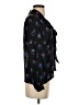 Tucker 100% Silk Hearts Black Long Sleeve Silk Top Size XS - photo 4