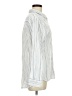 Thread & Supply 100% Cotton Stripes Ivory White Long Sleeve Button-Down Shirt Size M - photo 4
