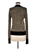 Halogen Animal Print Gold Turtleneck Sweater Size M - photo 2