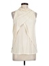 Suzanne Betro Ivory Sleeveless Blouse Size 10 (estimated) - photo 1