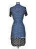 En Focus Studio Print Blue Casual Dress Size 6 - photo 2