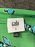 CAbi 100% Polyester Green 3/4 Sleeve Blouse Size S - photo 7