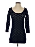 Doncaster Collection 100% Cotton Black Pullover Sweater Size XS - photo 1