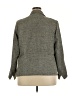 Coldwater Creek 100% Polyester Tweed Gray Blazer Size 18 - photo 2