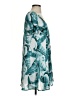 Adrienne 100% Polyester Tropical Teal Casual Dress Size S - photo 4