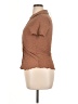 Sanctuary Brown Tan Short Sleeve Blouse Size L - photo 5