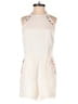 Candie's 100% Rayon Color Block Ivory Romper Size S - photo 1