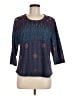 Allison Daley Blue 3/4 Sleeve Blouse Size M (petite) - photo 1